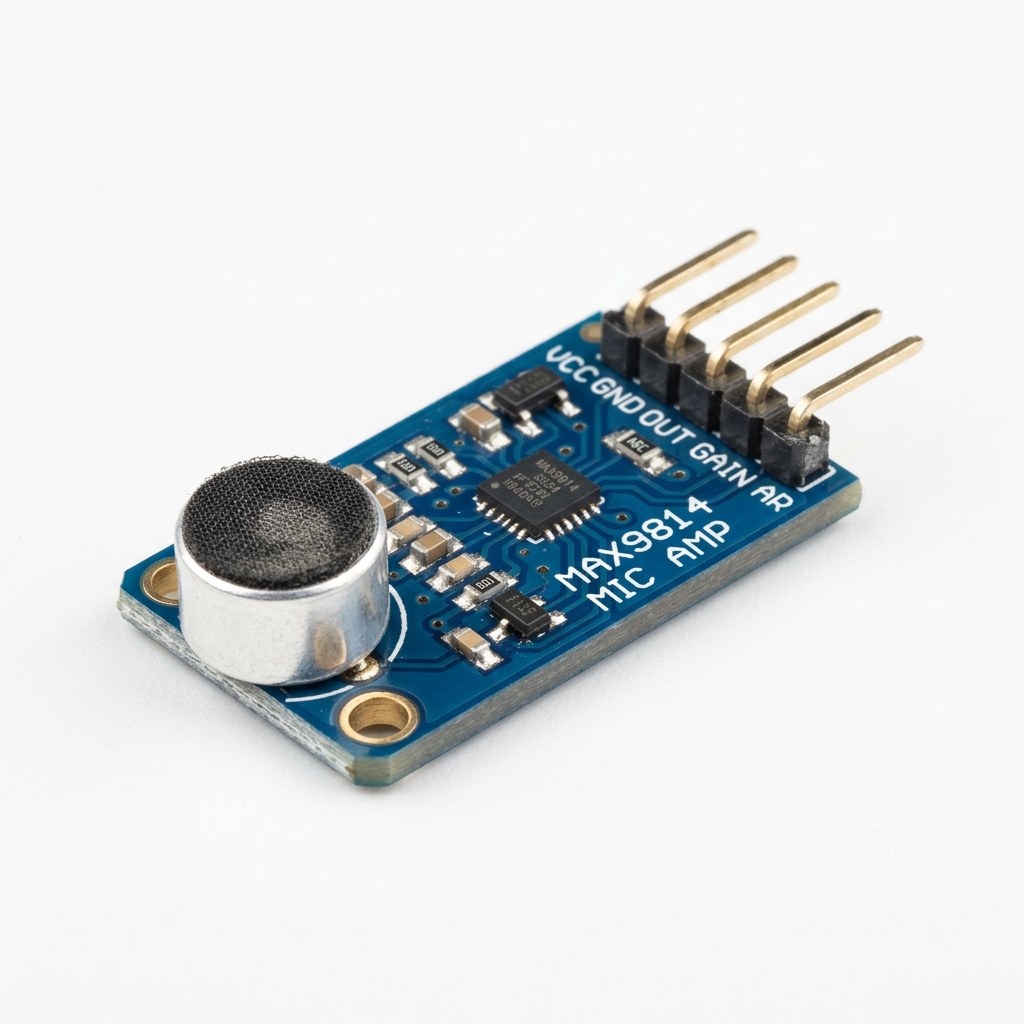 MAX9814 Electret Microphone Amplifier Module with Auto Gain Control