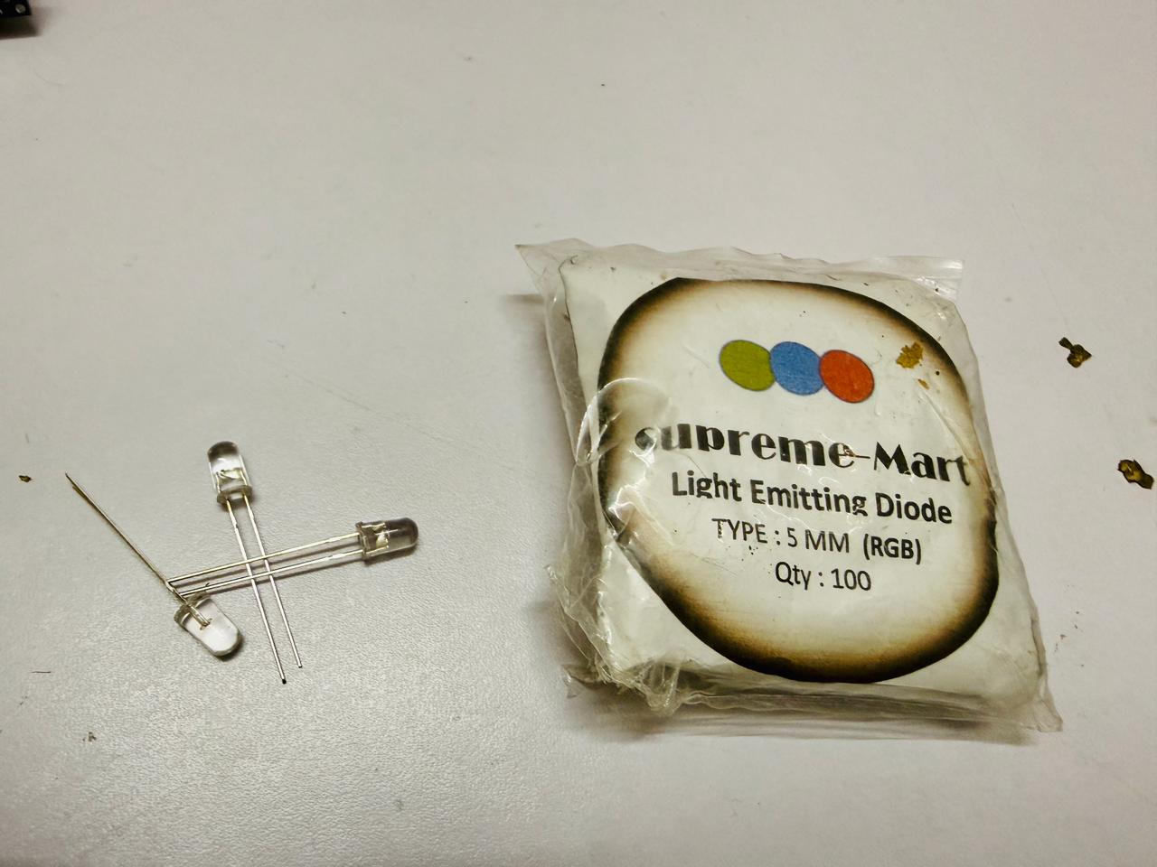 RGB LED 5mm (Tri-Color LED for Arduino Projects)
